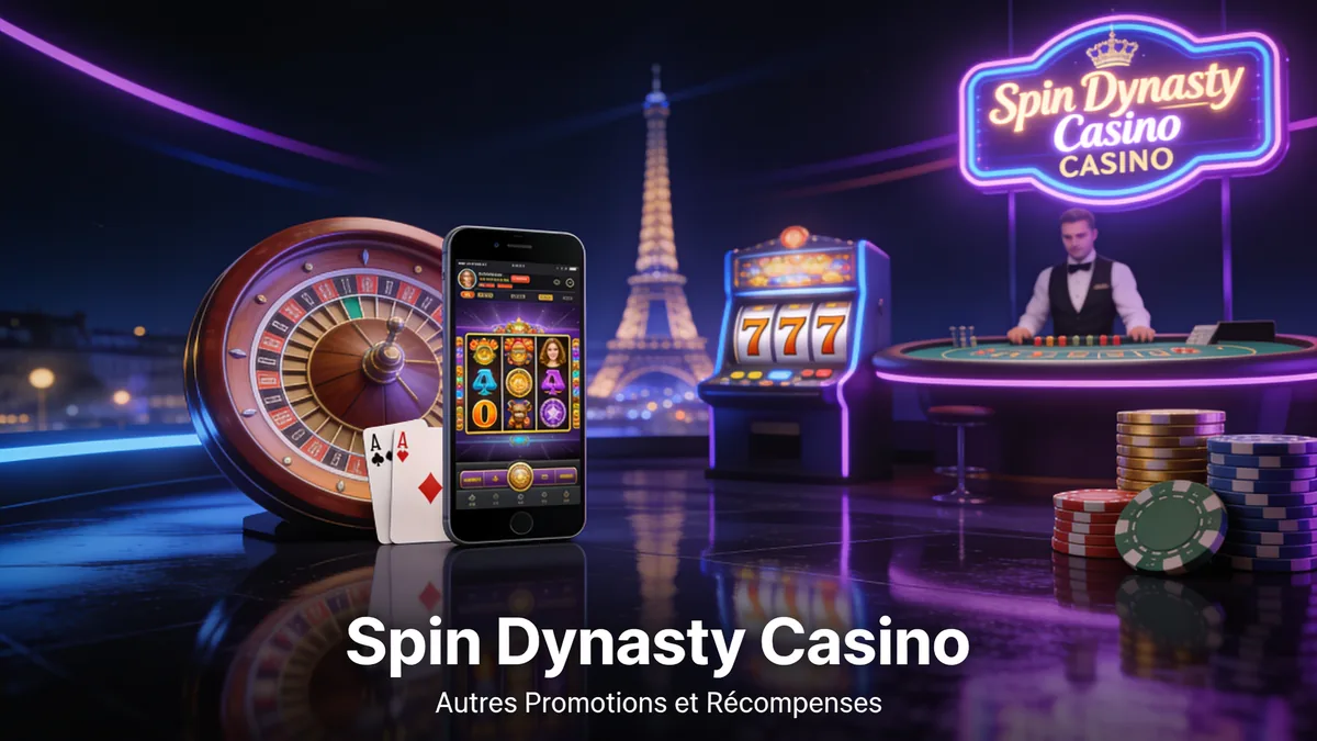 Autres Promotions et Récompenses : guide spin dynasty casino pour les joueurs en France
