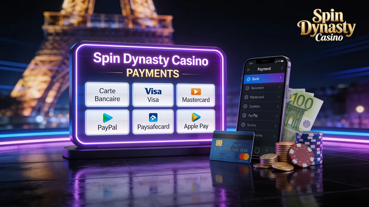 spin dynasty casino en France — Méthodes de Dépôt Disponibles sur Spin Dynasty
